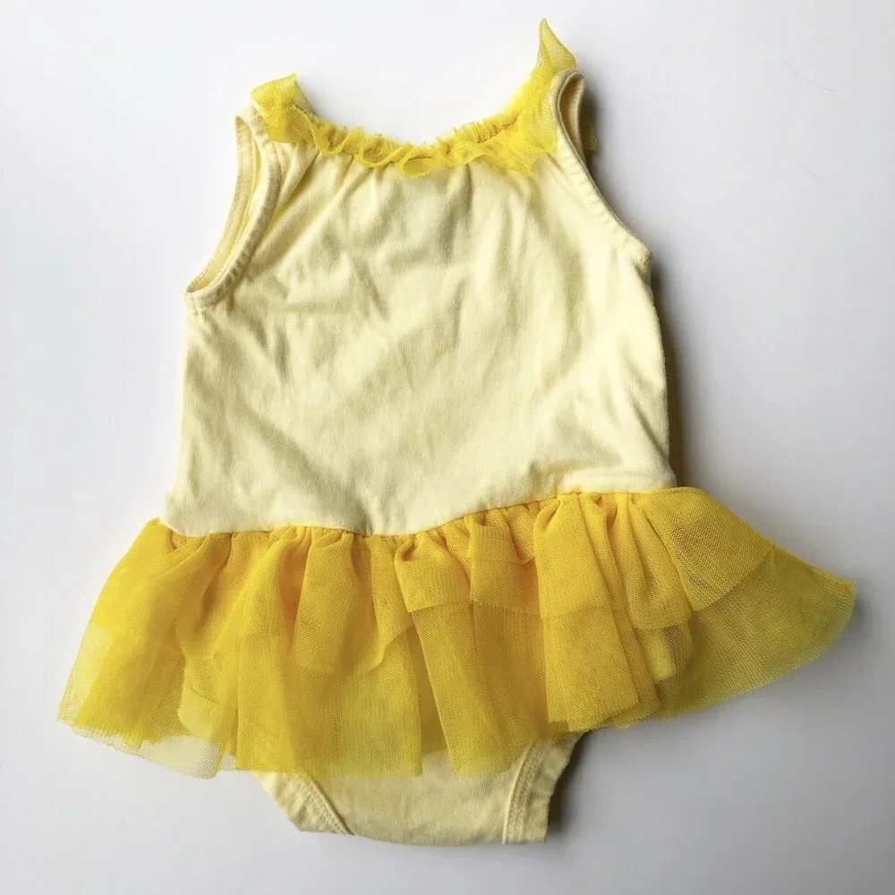 Yellow Tutu Kitty Onesie
